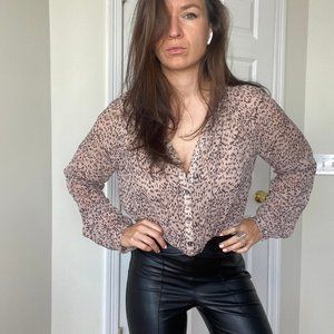 Designer Silk Blouse Rose by Costummode